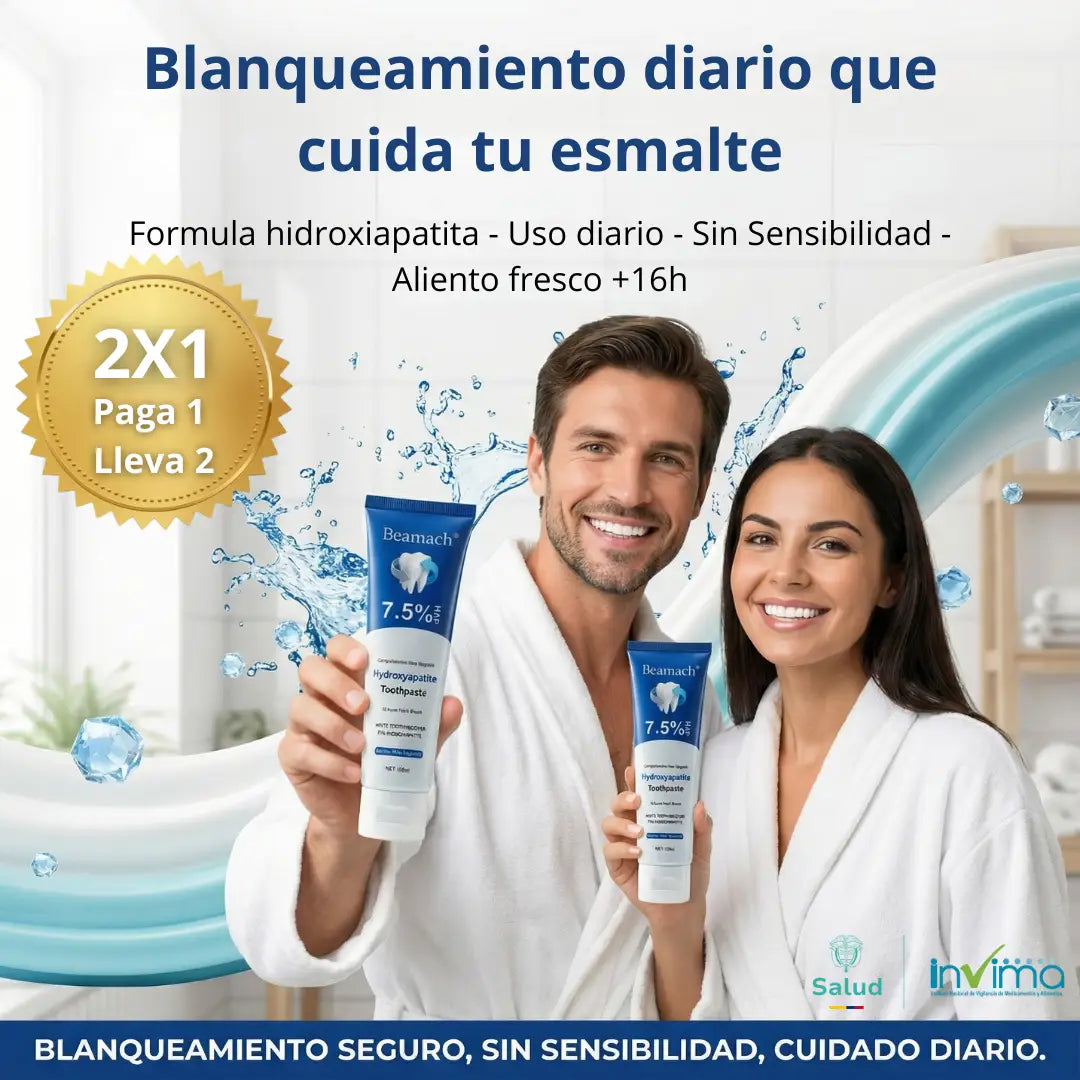 Beamach Hydroxyapatite™ 2X1 - Blanqueamiento Y Protección Del Esmalte