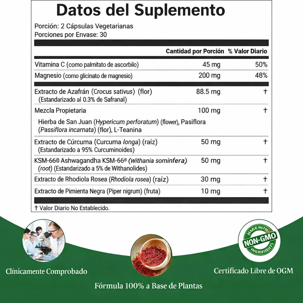 Saffron Advanced® - Menos ruido mental, mas bienestar