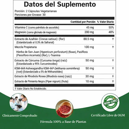 Saffron Advanced® - Menos ruido mental, mas bienestar