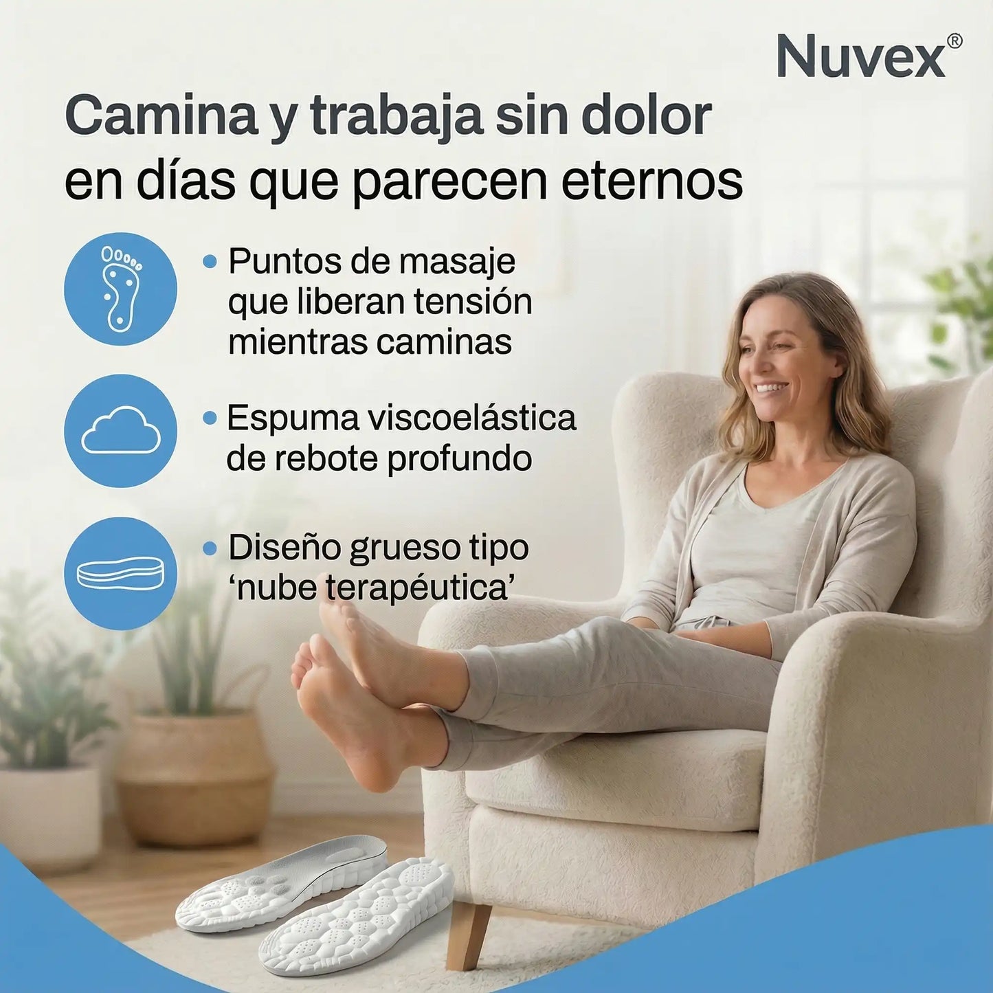 Nuvex® - Dile adiós al dolor diario en tus pies