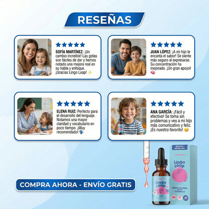Lingo Leap® - Porque cada palabra de tu hijo importa - 30 ml