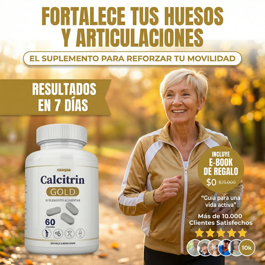 Calcitrin Gold® - Más estabilidad, menos dolor, mejor movimiento - 60 capsulas
